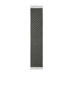 Tory Burch T Monogram Printed Fringed Scarf