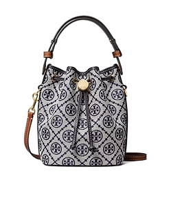 Tory Burch T Monogram Mini Bucket Bag