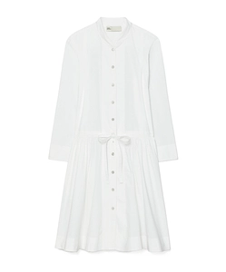 Tory Burch Tied-Waist Mini Dress