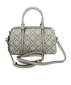 Tory Burch T Monogram Utility Mini Barrel Bag