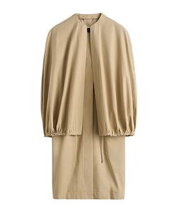 TotÊMe Drawstring Detachable-Cape Coat