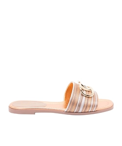Valentino Vlogo Signature Slip-On Sandals