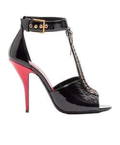 Valentino Bustier 105 Lace-Up Heeled Sandals
