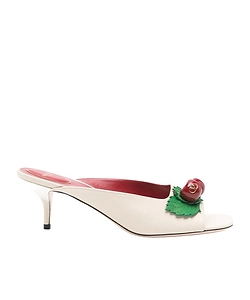 Cherrific Embellished Mules