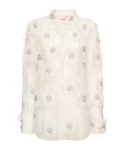 Embroidery Long-Sleeved Shirt