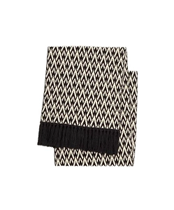 Knitted Fringed Scarf
