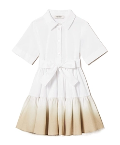 Twinset Kids Belted Shirt Dress