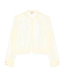 Twinset Open Front Organza Jacket