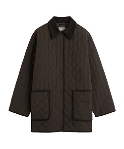 TotÊMe Diamond-Quilted Buttoned Jacket