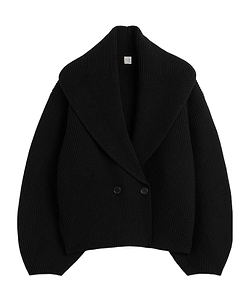 TotÊMe Double-Breasted Ribbed Cardigan