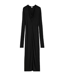 TotÊMe Draped V-Neck Long Sleeved Dress