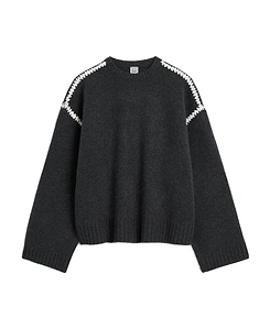 TotÊMe Long Sleeved Crewneck Knitted Sweater