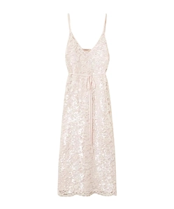 Twinset Sequinned Lace Midi Dress