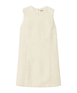 Twinset Sequinned Short Boucle Dress