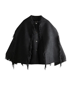 TotÊMe Fringe High Neck Jacket