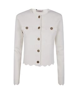 Twinset Scalloped Buttoned Jacket