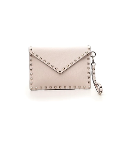 Valentino Garavani Rockstud Envelope Clutch Bag