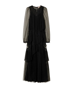 Twinset Sheer Layered Maxi Dress