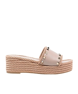 Rope-Trim Sandals