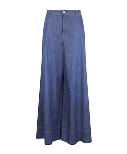 Twinset Stitched Palazzo Jeans