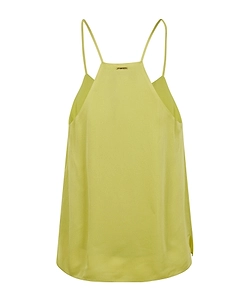 Twinset Thin Shoulder Strapped Satin Top