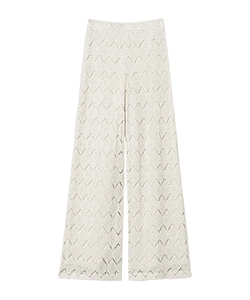 Twinset Wide Leg Lace Pants