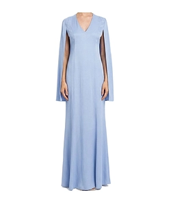 V-Neck Long-Sleeve Dress