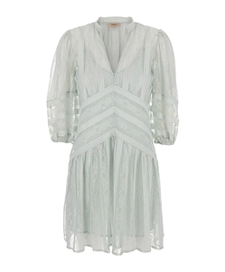 Twinset Sheer Lace Midi Dress