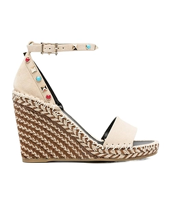 Studded Wedge Sandals