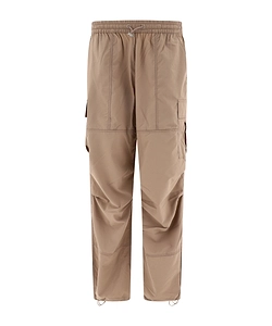 Drawstring Waist-Edge Casual Pants