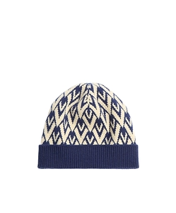 Toute La V Signature Knitted Wool Beanie