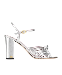 Valentino	Annet Laminated Knot Detailed Sandals