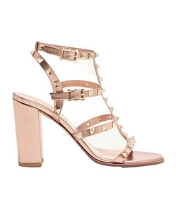 Valentino Garavani Rockstud Block Heel Sandals
