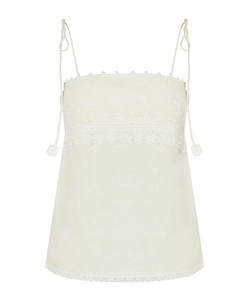Valentino	Lace Detailed Sleeveless Top