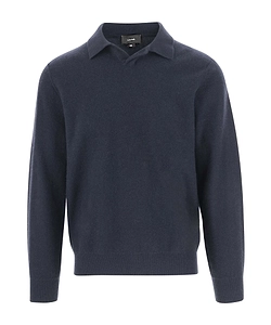 Vince Cashmere Polo Collar Sweater