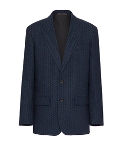 Valentino Optical Motif Detailed Jacket