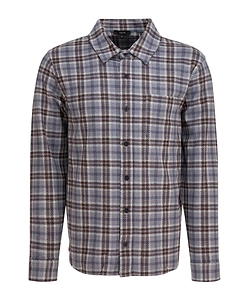 Vince Plaid Button-Up Shirt