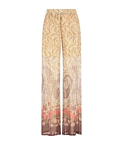 Valentino	Paisley Printed Wide Leg Pants