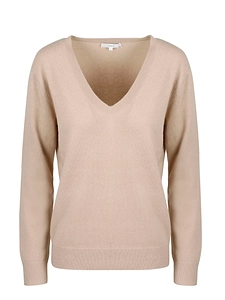 Vince V-Neck Boxy Knitted Sweater