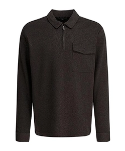 Vince Zip-Pocket Polo Shirts