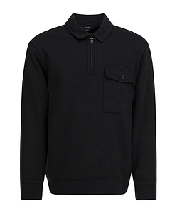 Vince Zip-Pocket Polo Shirt