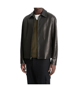 Vince Zippered Lambskin Jacket