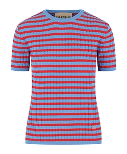Valentino Striped Crewneck Jumper