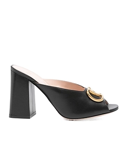 Valentino Vlogo Signature Block Heel Sandals