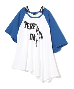 Asymmetrical Short-Sleeved T-Shirt