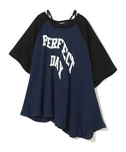Asymmetrical Short-Sleeved T-Shirt
