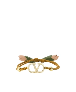 Valentino Vlogo Signature Floral Detailed Bracelet