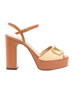Valentino Vlogo Signature Platform Sandals