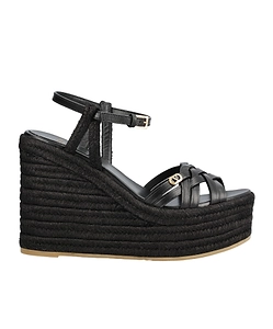 Valentino Vlogo Signature Wedged Sandals