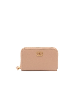 Valentino Vlogo Signature Zip-Up Wallet